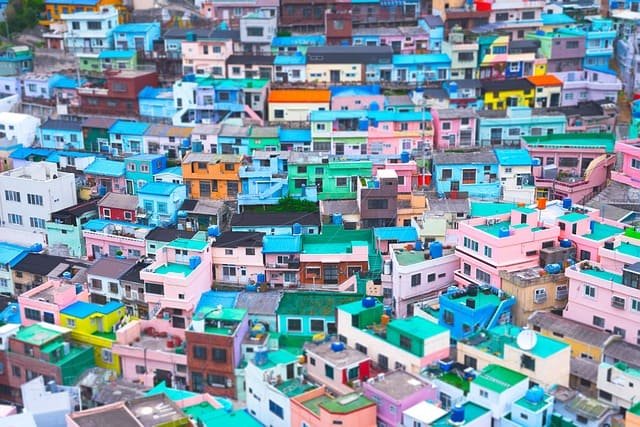 Colorful Villages in Asia for Tourists
