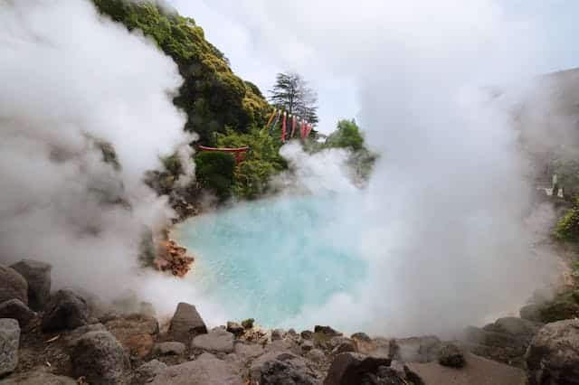 Mountain Hot Springs in Japan