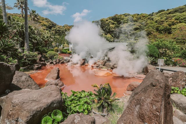 Mountain Hot Springs in Japan