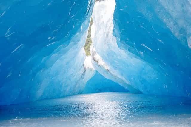 Ice cave tours in Alaska USA