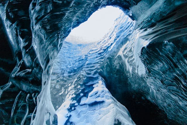 Ice cave tours in Alaska USA